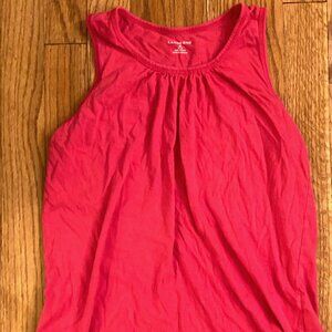 LANDS' END Girls Vibrant Fuchsia Slvls Top ~ Sz M (10-12)